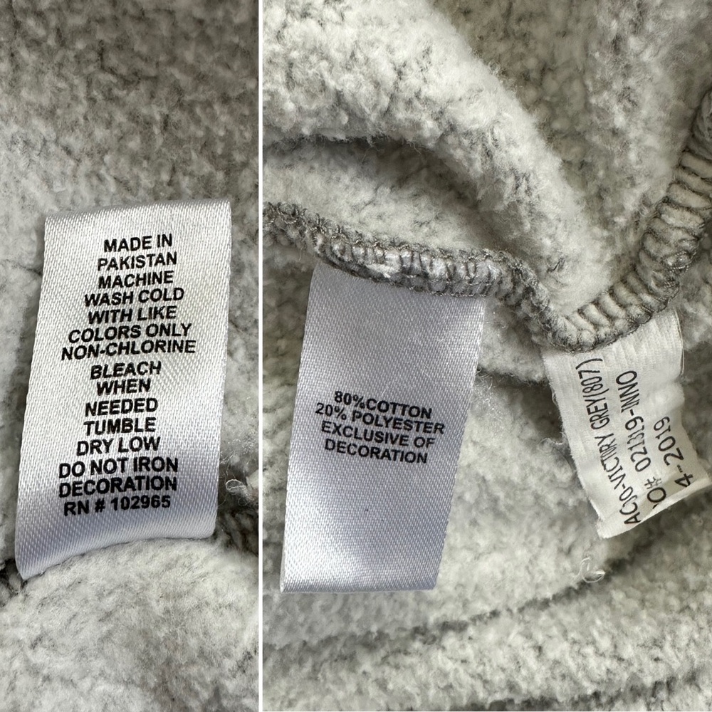 Gray Hooded Graphic Sweatshirt - Picture 10 of 10
